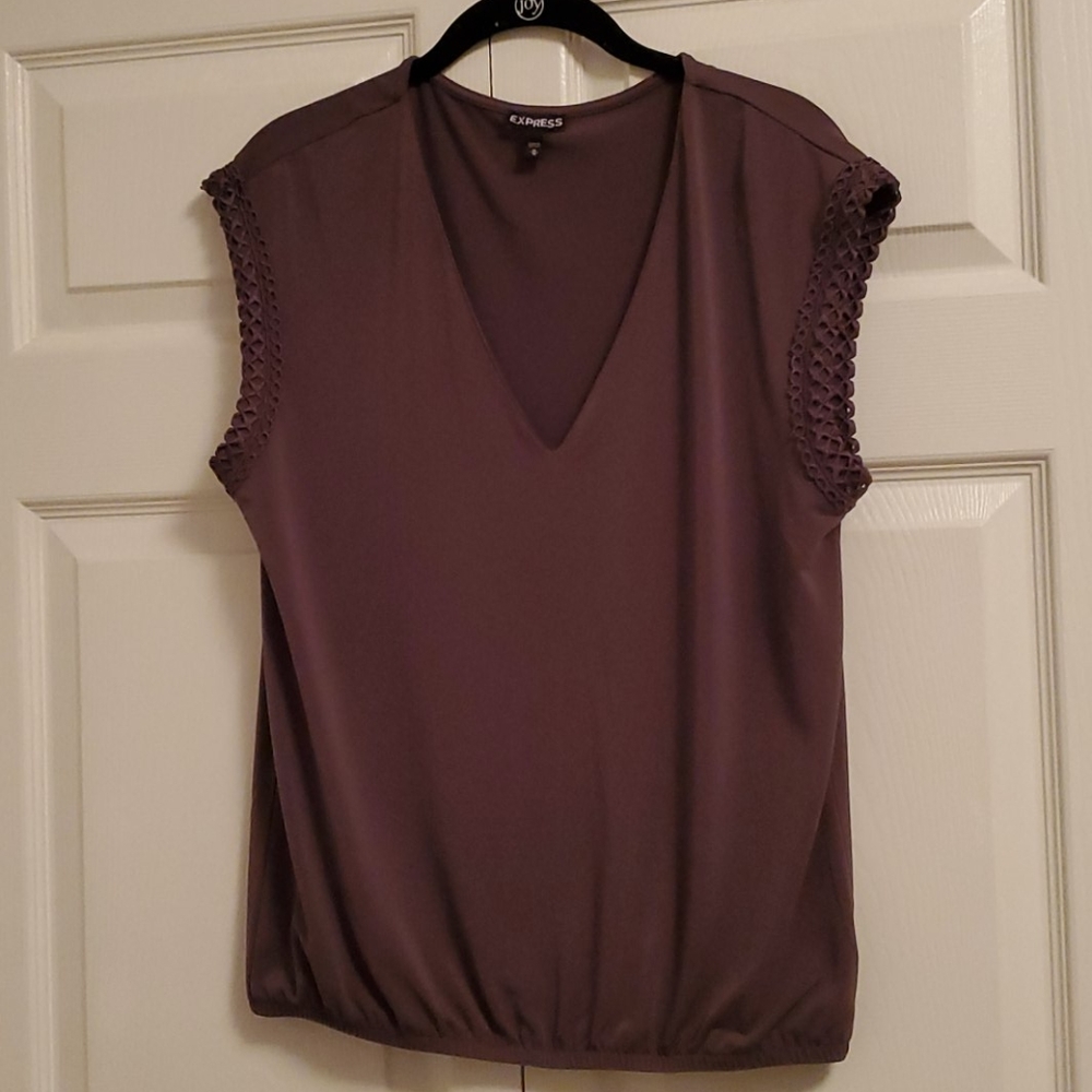 Brown blouse from express